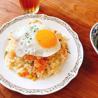 炊飯器で簡単！エビピラフ